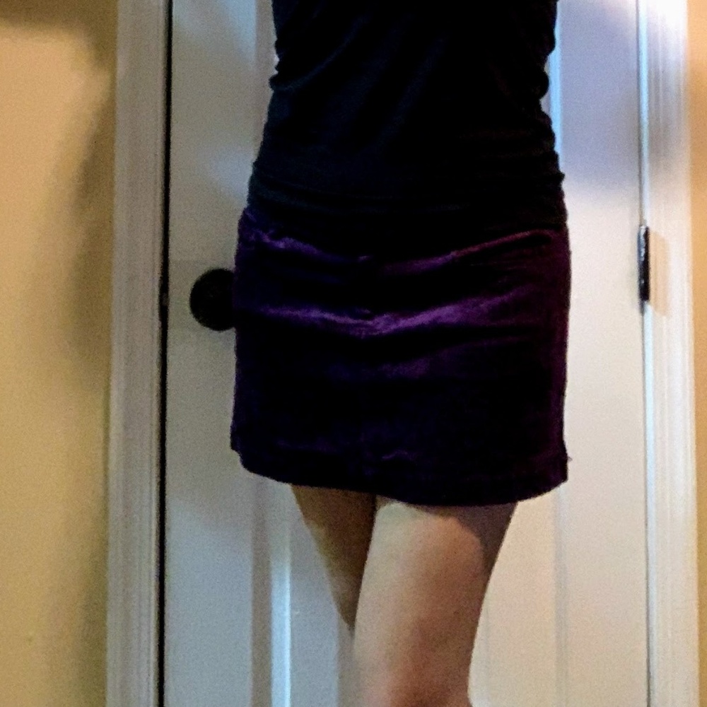 Corduroy Mini Skirt